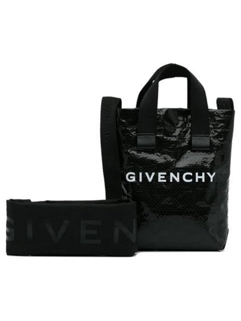 New Authentic GIVENCHY Black Mini Leather Tote Bag